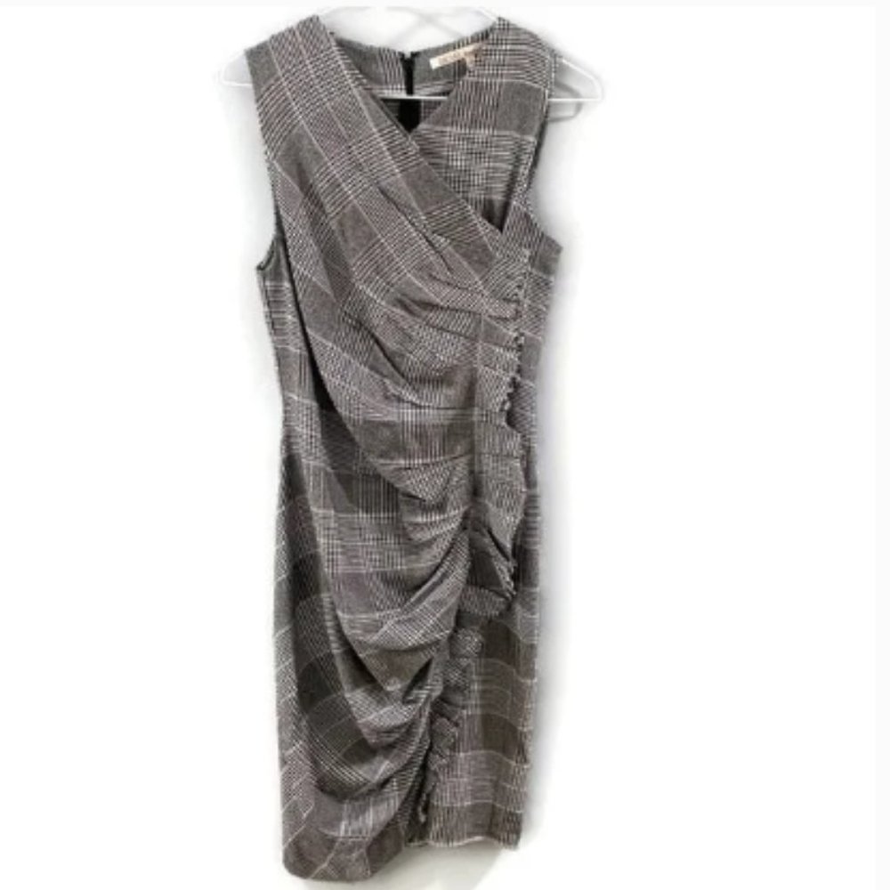 Rachel Roy Houndstooth Frayed Black/White Dress - 2
